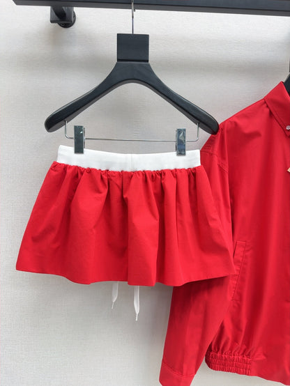 Mi 25ss shirt skirt set