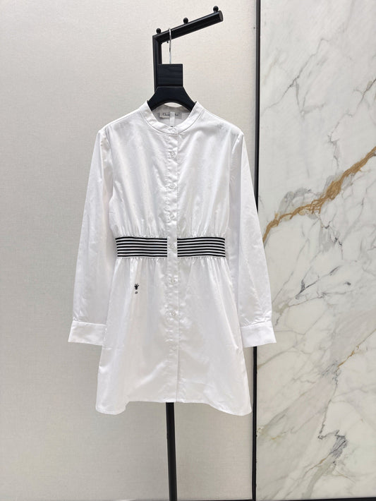 D 25ss webbing shirt dress