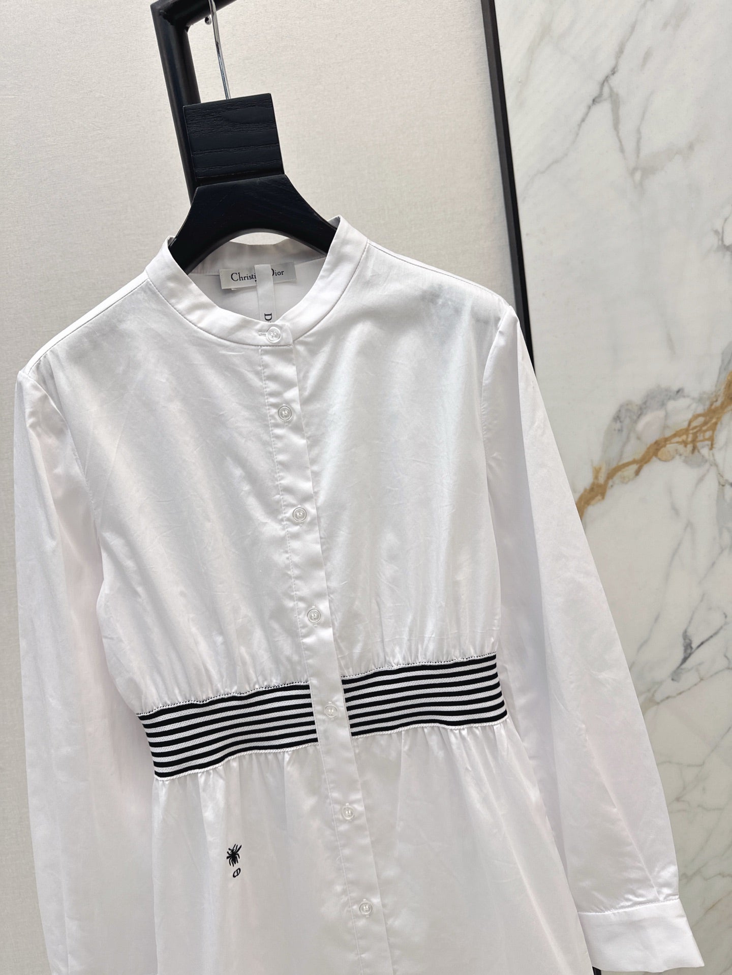 D 25ss webbing shirt dress