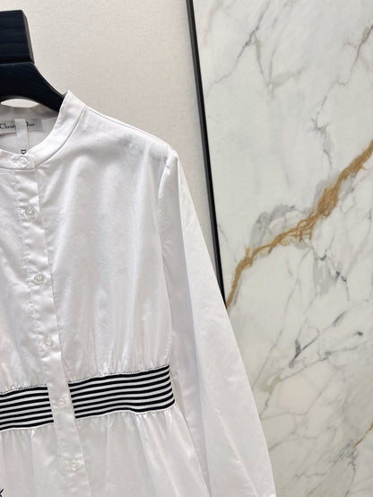 D 25ss webbing shirt dress