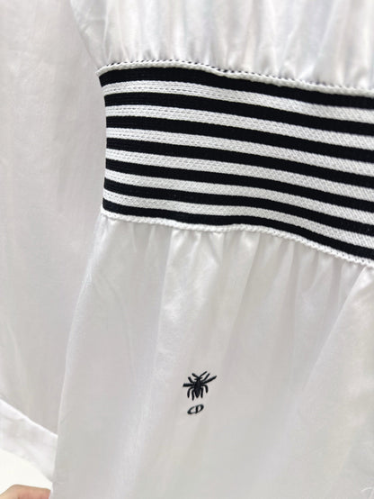 D 25ss webbing shirt dress