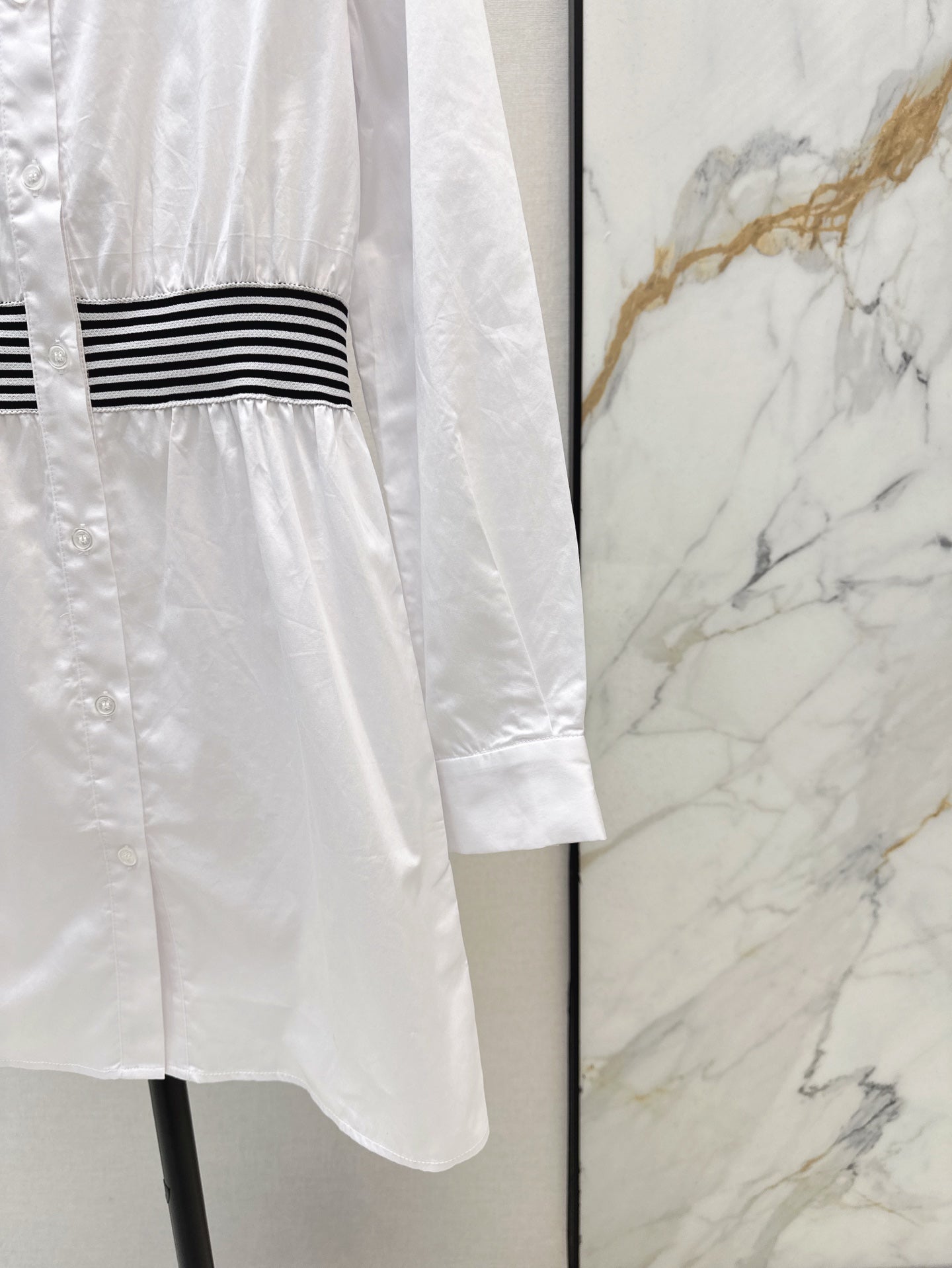 D 25ss webbing shirt dress