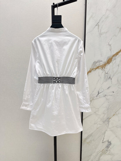 D 25ss webbing shirt dress