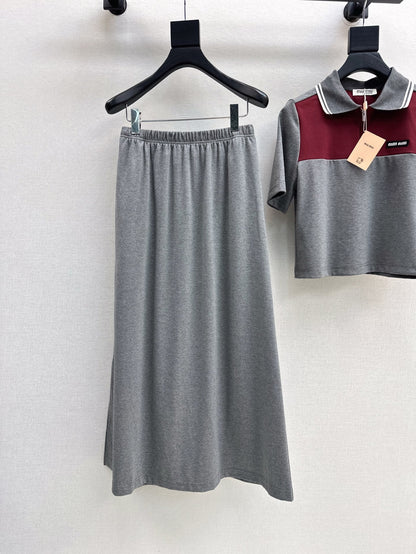 Mi 25ss polo skirt set