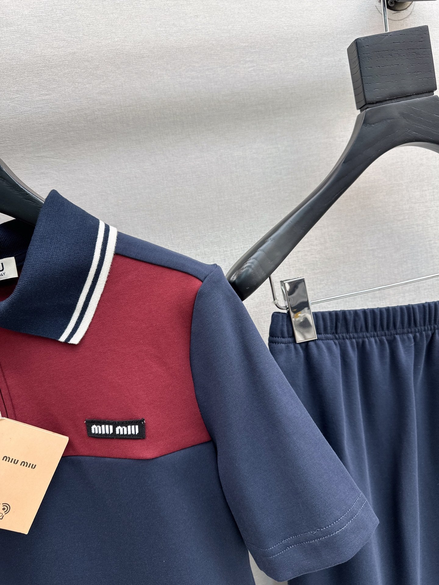 Mi 25ss polo skirt set