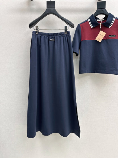 Mi 25ss polo skirt set