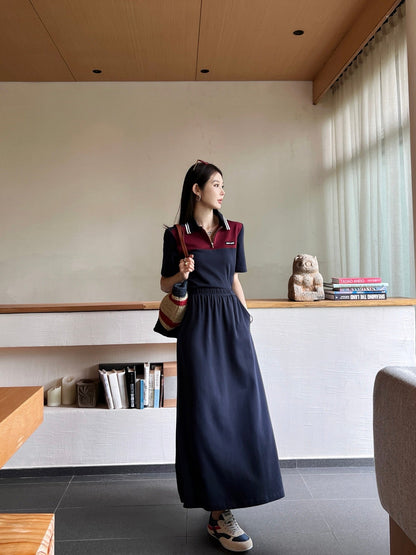 Mi 25ss polo skirt set