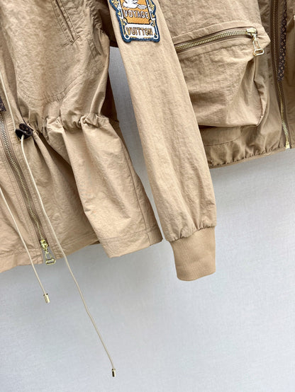 L 25ss drawstring coat set