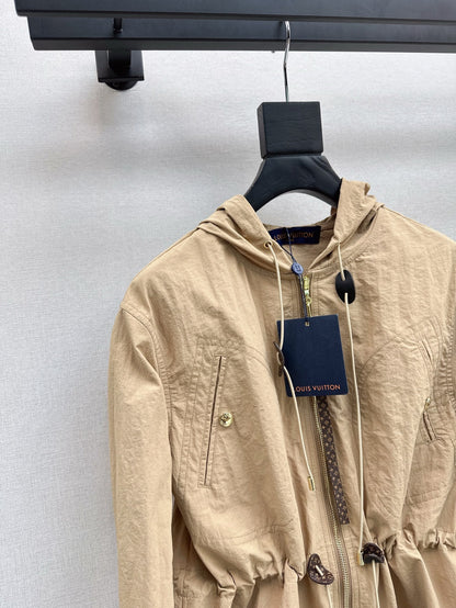 L 25ss drawstring coat set
