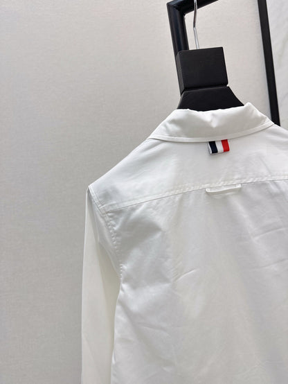 Th 25ss pleated shirt