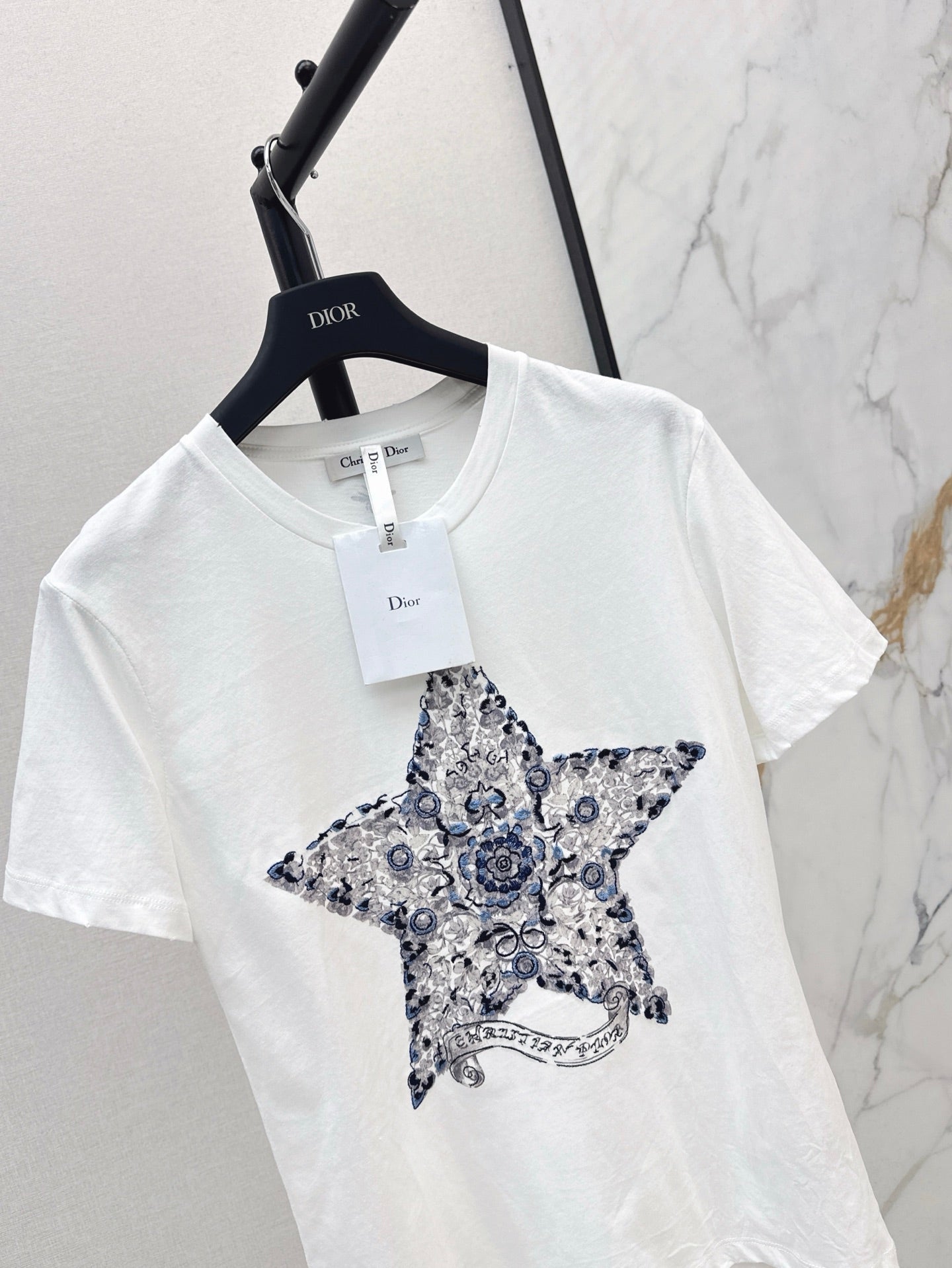 D 25ss embroidered t-shirt