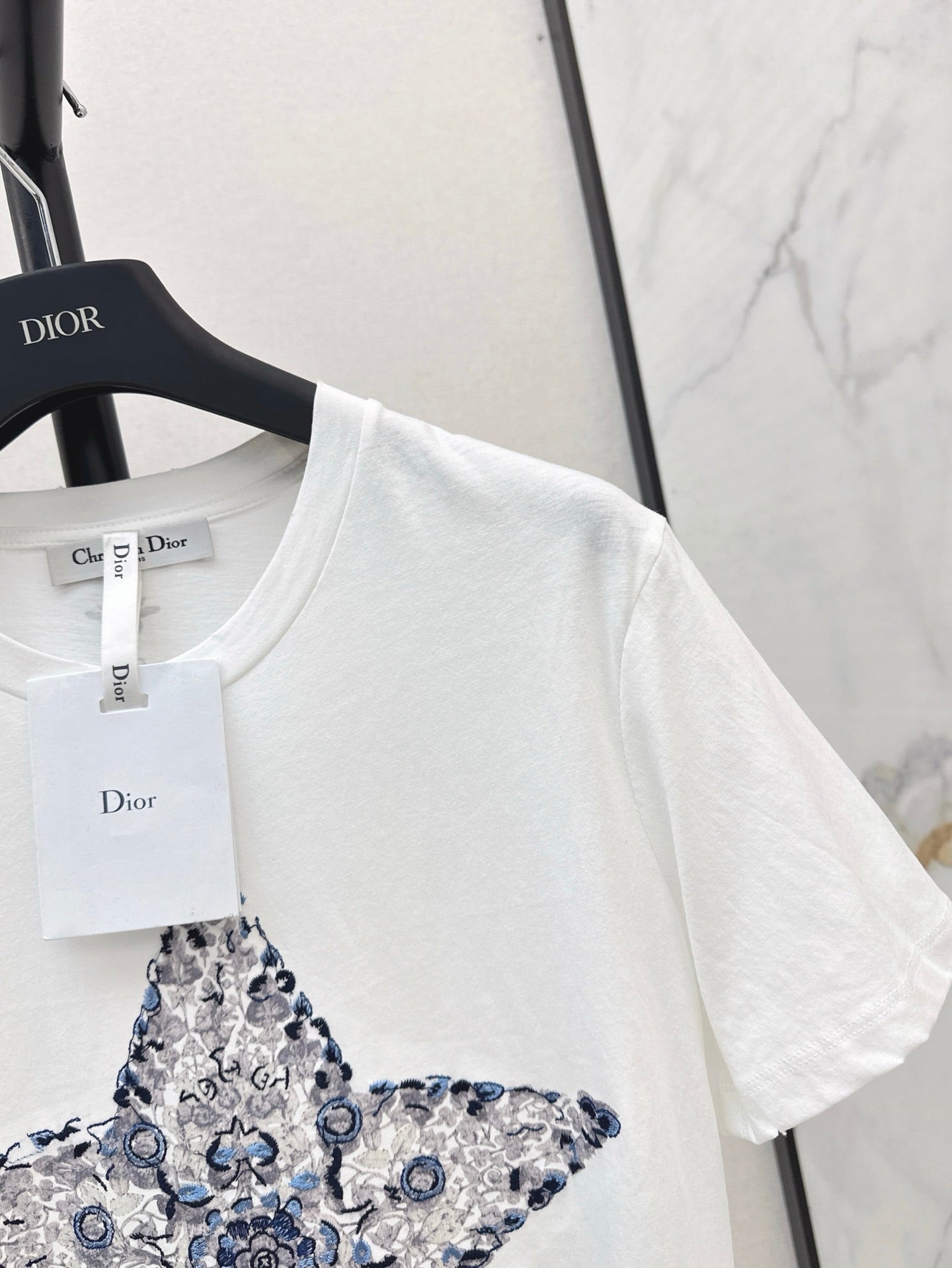 D 25ss embroidered t-shirt