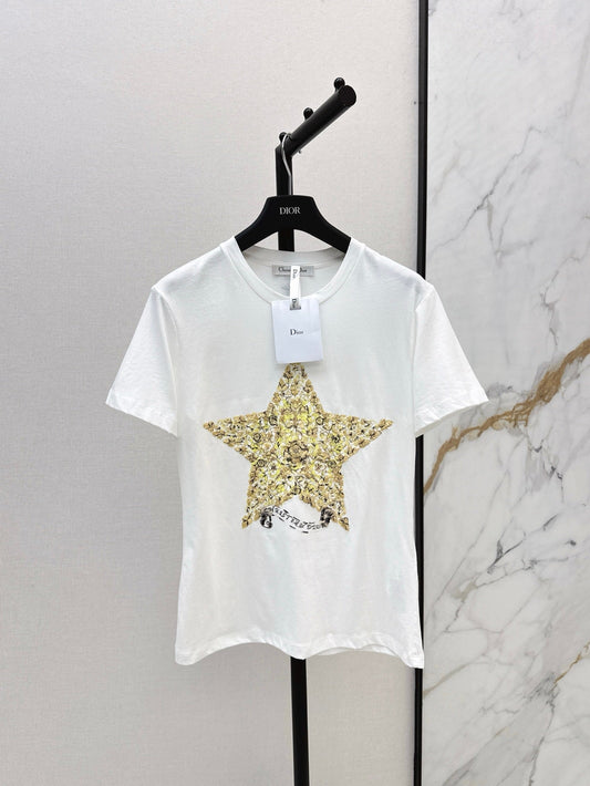 D 25ss embroidered t-shirt