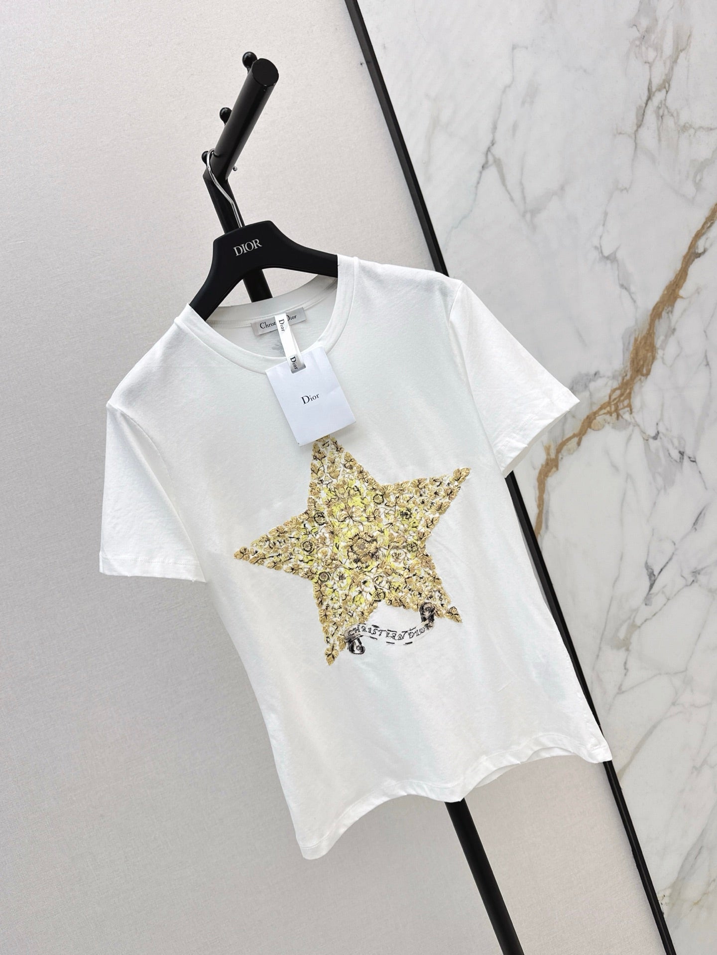 D 25ss embroidered t-shirt