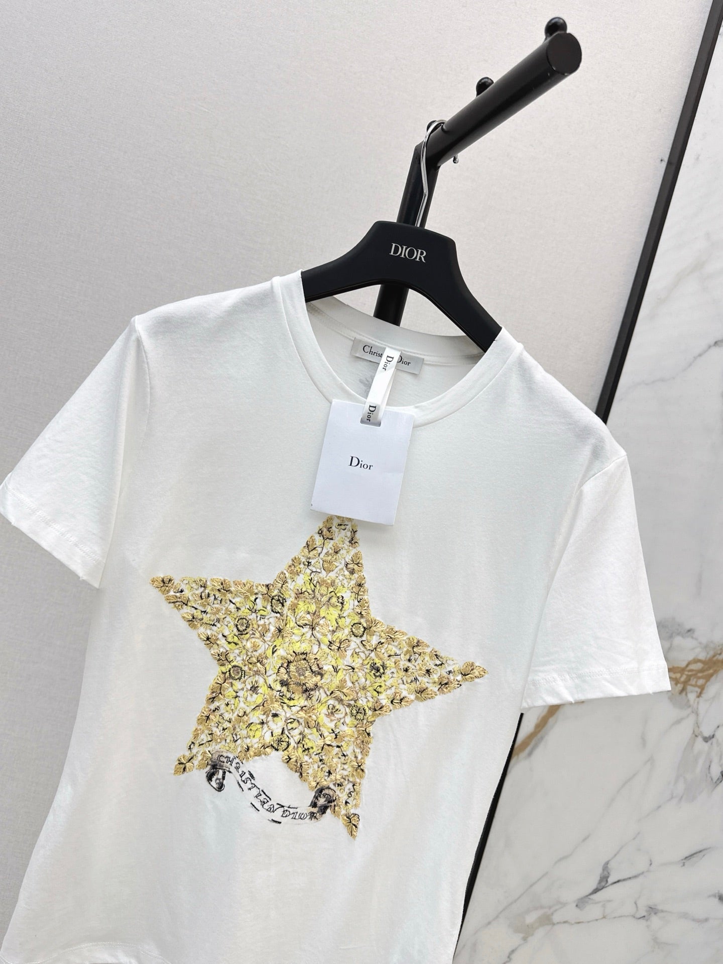 D 25ss embroidered t-shirt