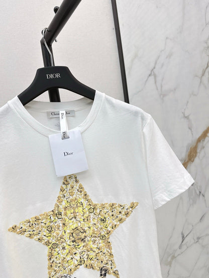 D 25ss embroidered t-shirt