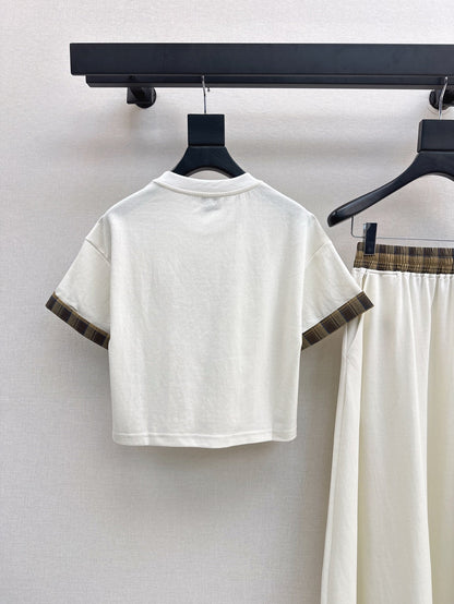 Bur 25ss tee skirt set