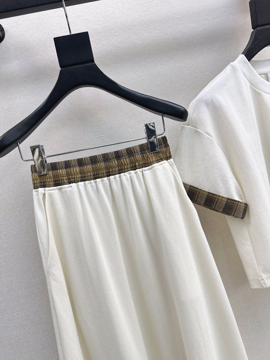 Bur 25ss tee skirt set