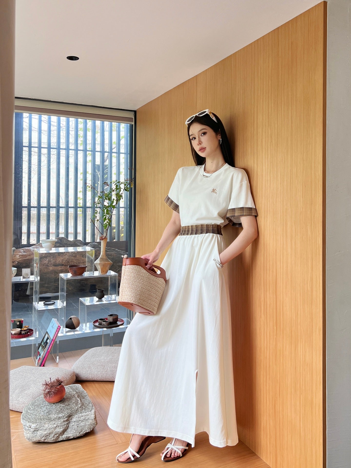Bur 25ss tee skirt set