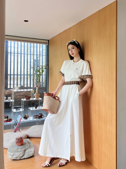 Bur 25ss tee skirt set