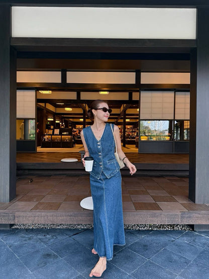 Lo 25ss denim suit