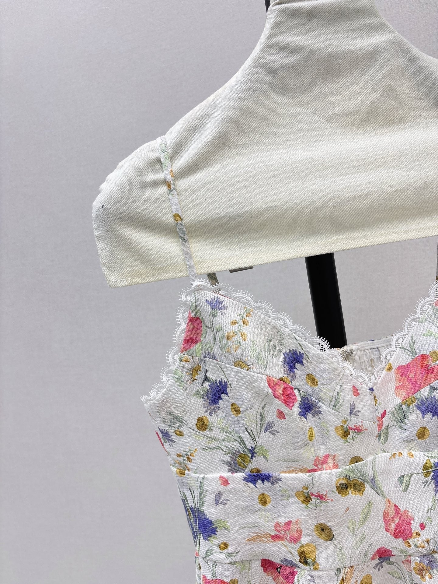 zim 25ss linen print dress