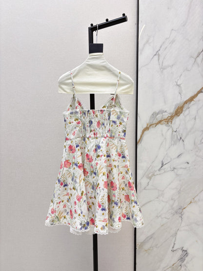 zim 25ss linen print dress