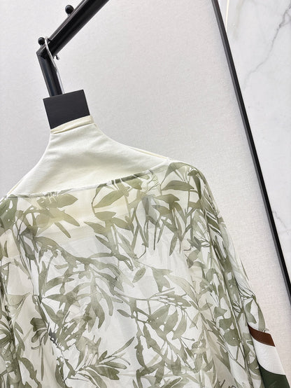 bru 25ss silk Cape top