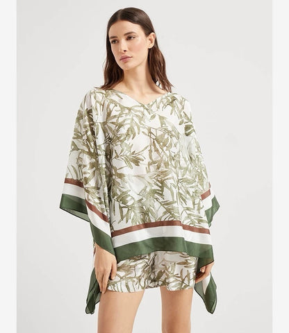 bru 25ss silk Cape top