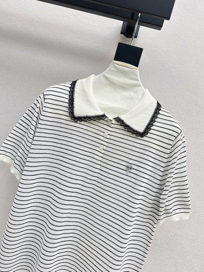 D 25ss knit polo shirt