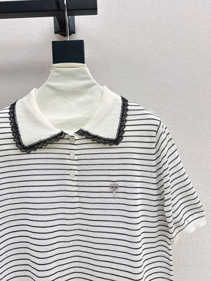 D 25ss knit polo shirt