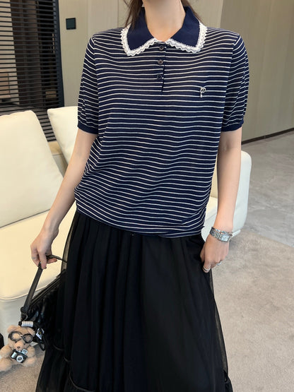 D 25ss knit polo shirt