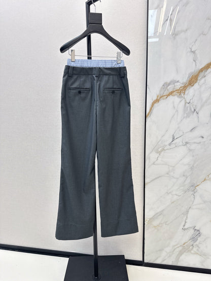 Mi 25ss embroider pants