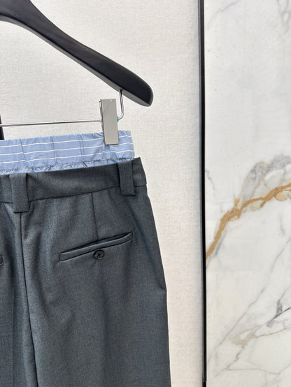 Mi 25ss embroider pants