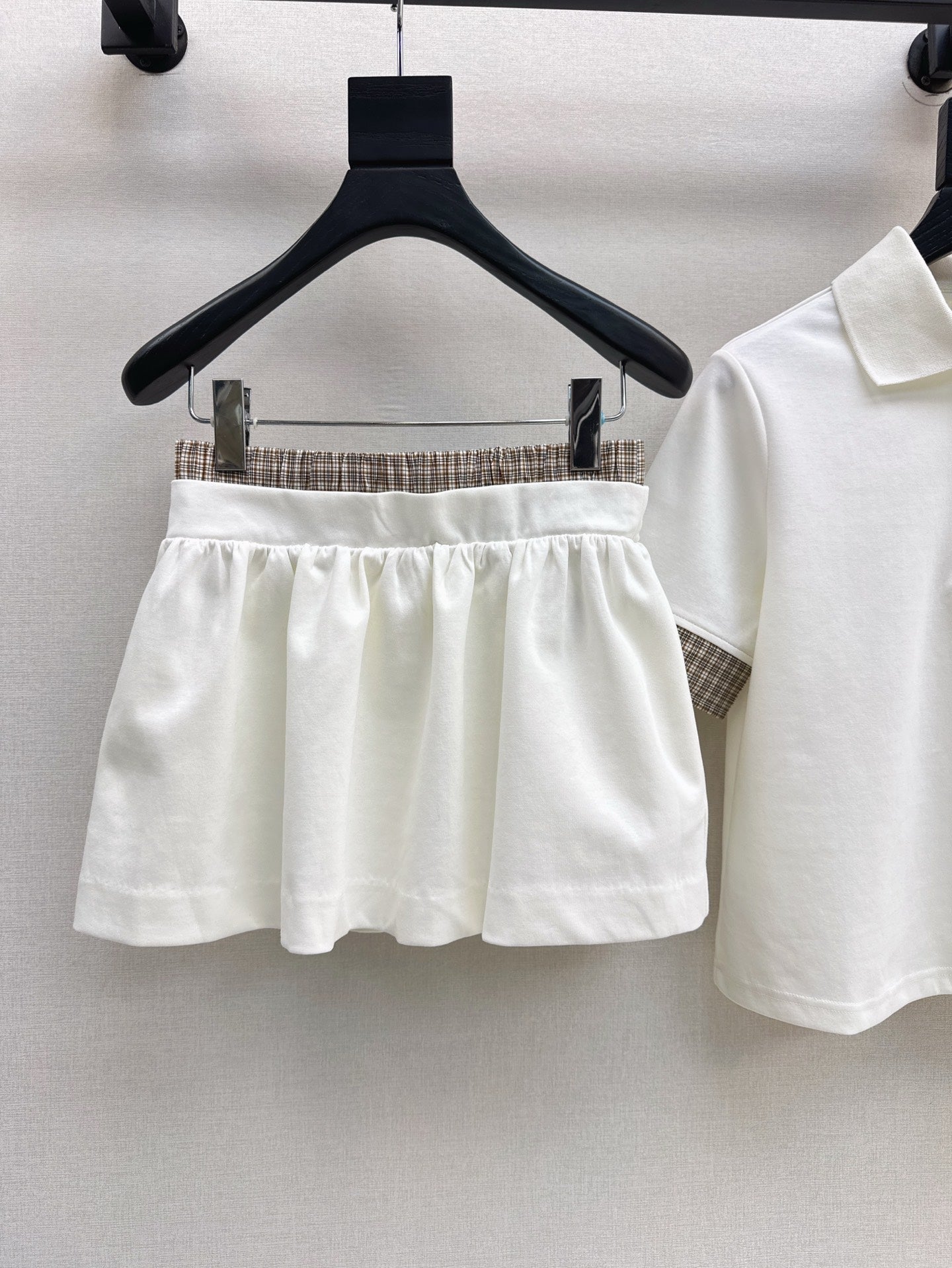 Mi 25ss polo skirt set