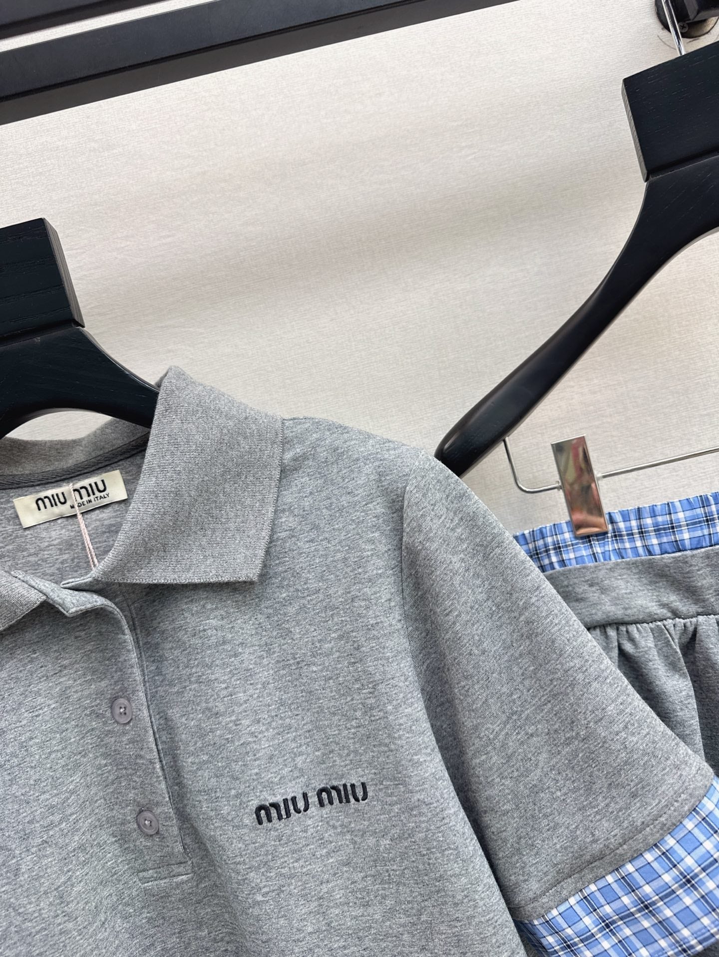 Mi 25ss polo skirt set