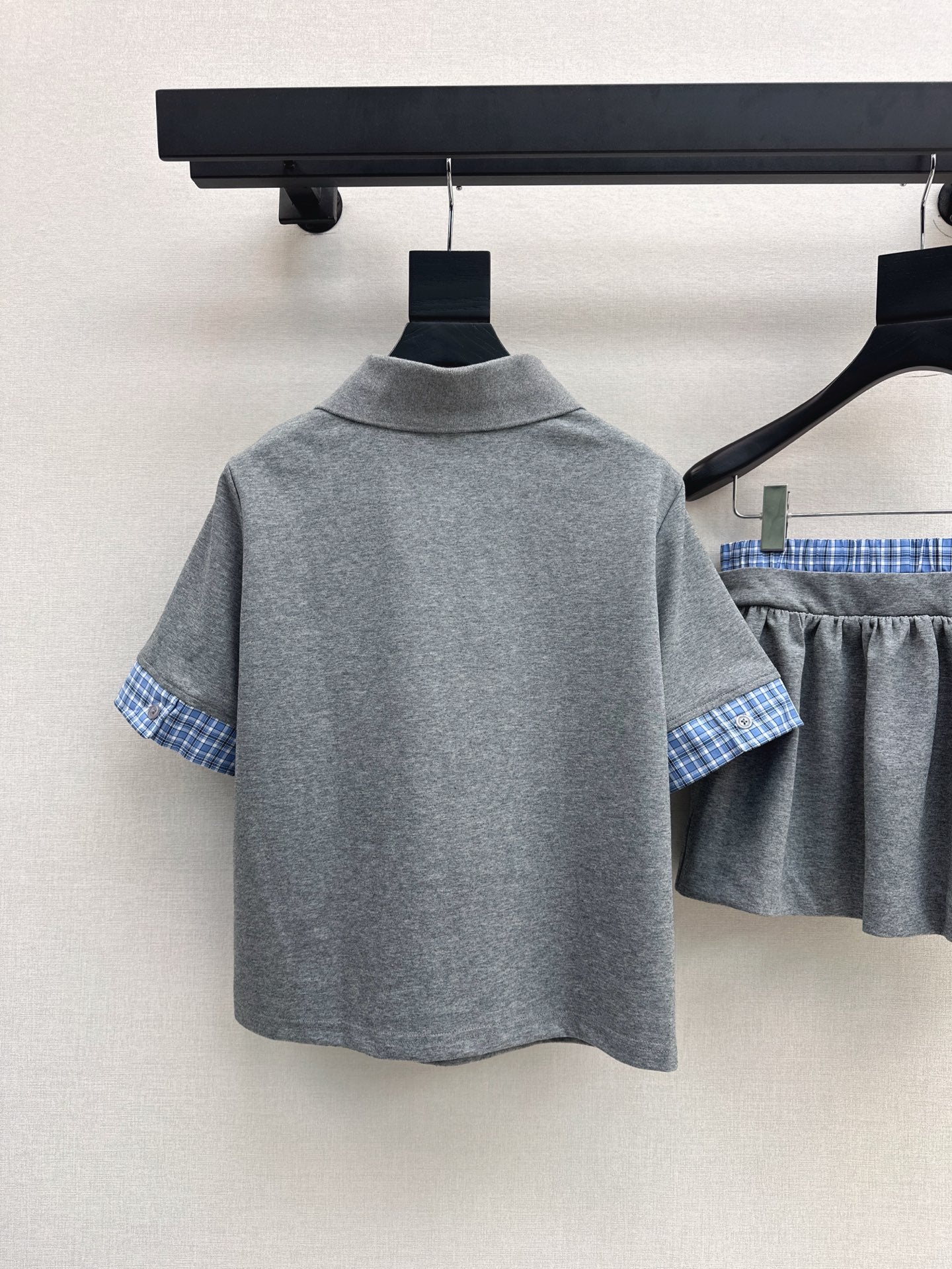 Mi 25ss polo skirt set