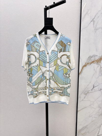 H 25ss knit cardigan