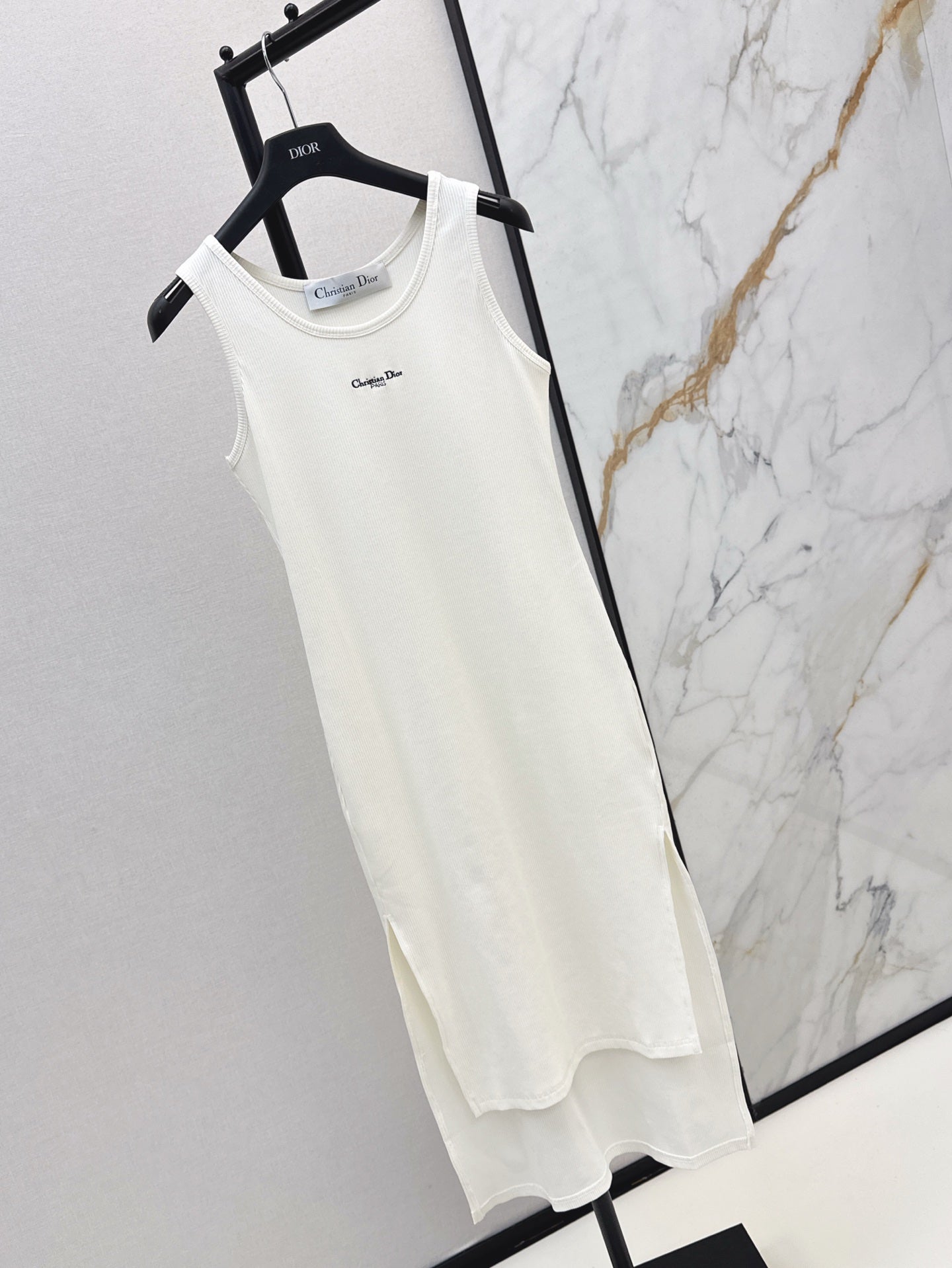 D 25ss knit slip dress