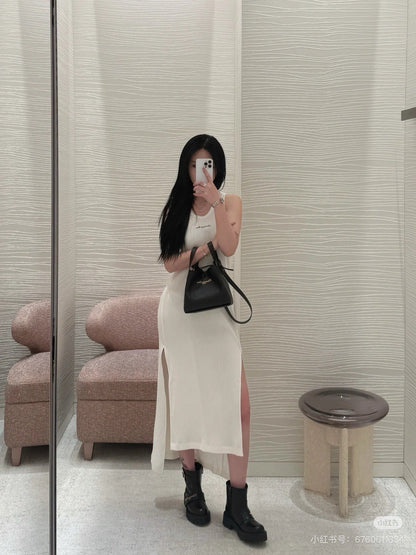D 25ss knit slip dress