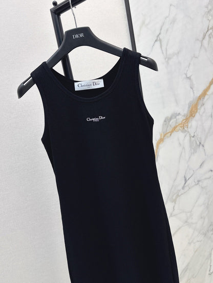 D 25ss knit slip dress