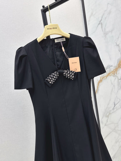 M 25ss rhinestone dress