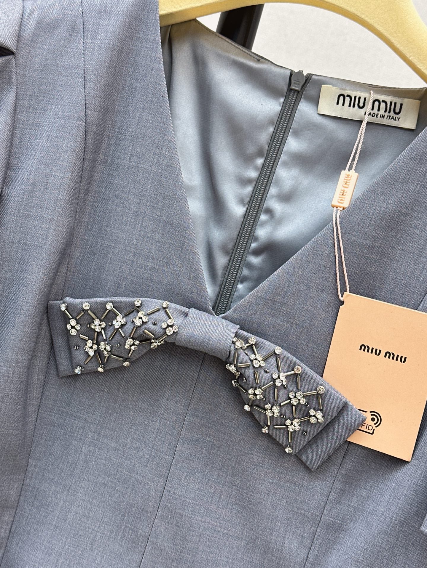 M 25ss rhinestone dress