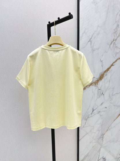 Mi 25ss rhinestone t-shirt