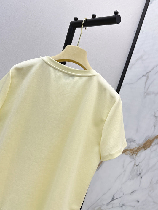 Mi 25ss rhinestone t-shirt