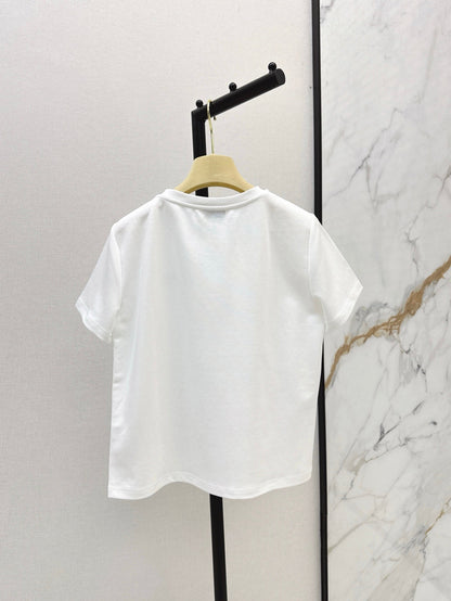 Mi 25ss rhinestone t-shirt