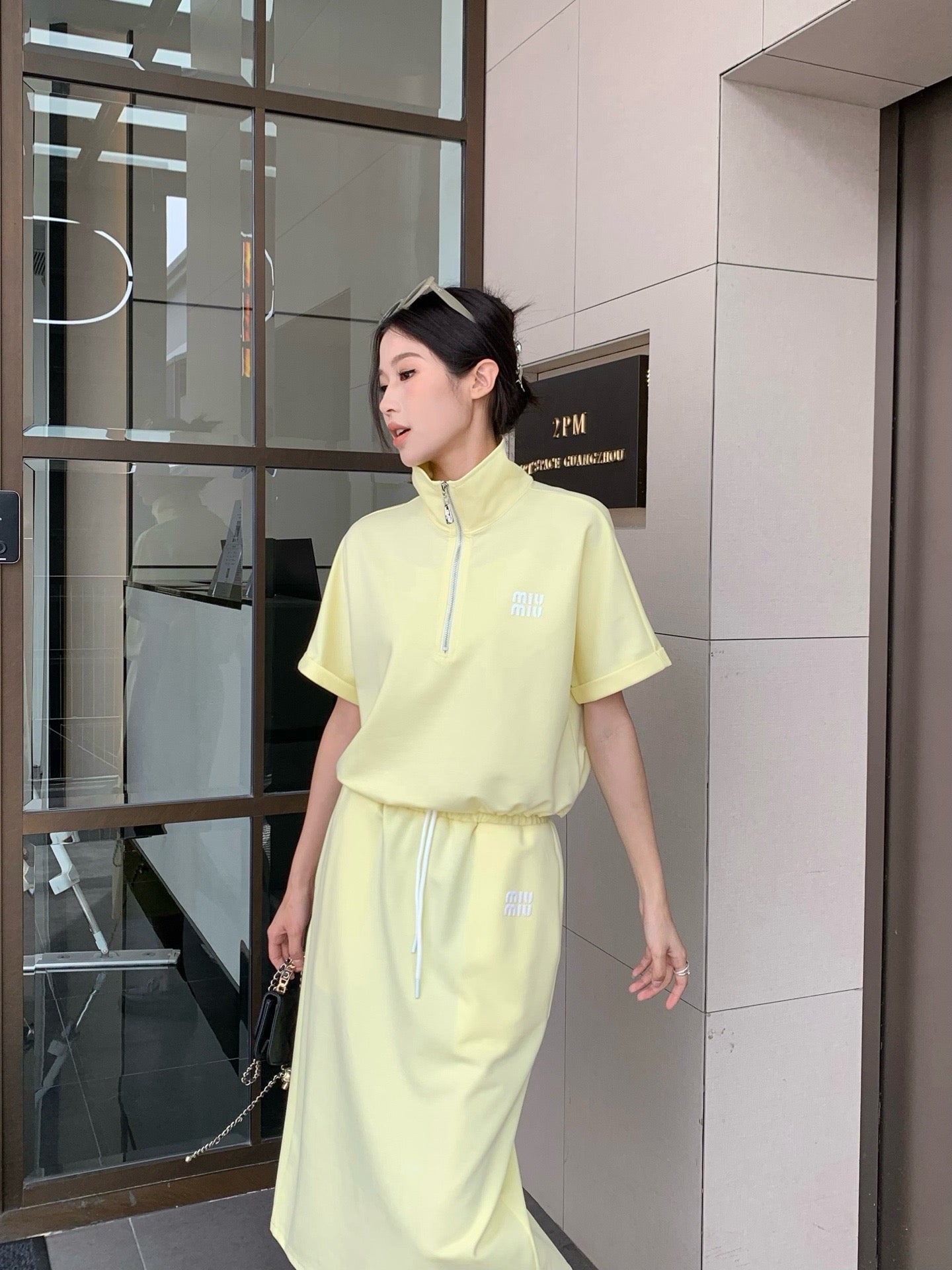 Mi 25ss skirt set