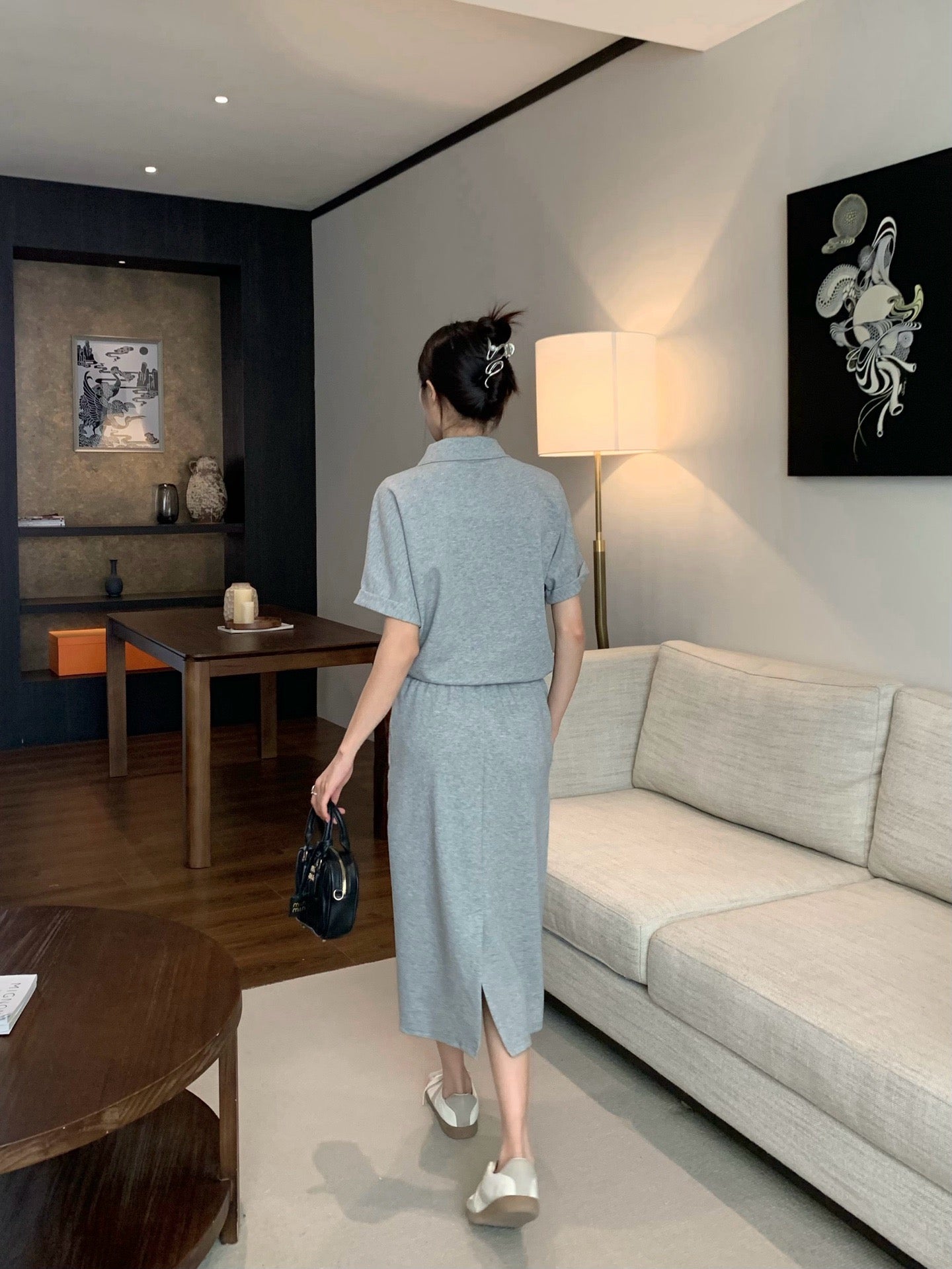 Mi 25ss skirt set