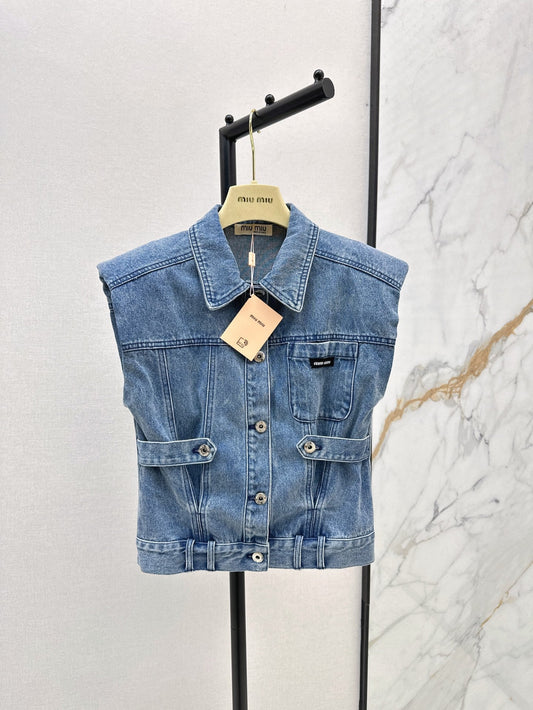 M 25ss denim vest