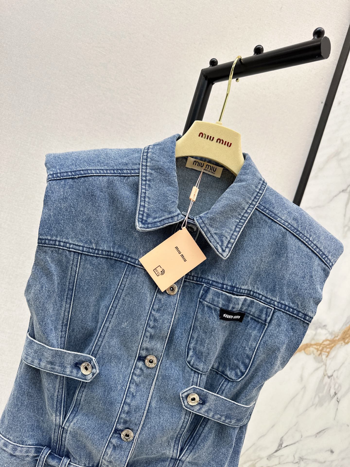 M 25ss denim vest